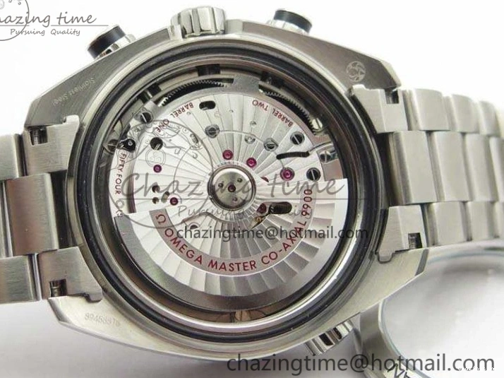 0424 FastDry Planet Ocean Master Chrono SS OM 1:1 Best Edition Black Dial On SS Bracelet A9900 V 8112